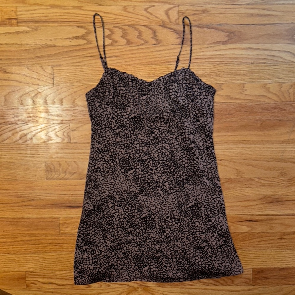Printed mini dress